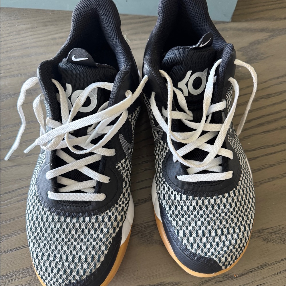Nike KD Black and White Basketball Shoes
